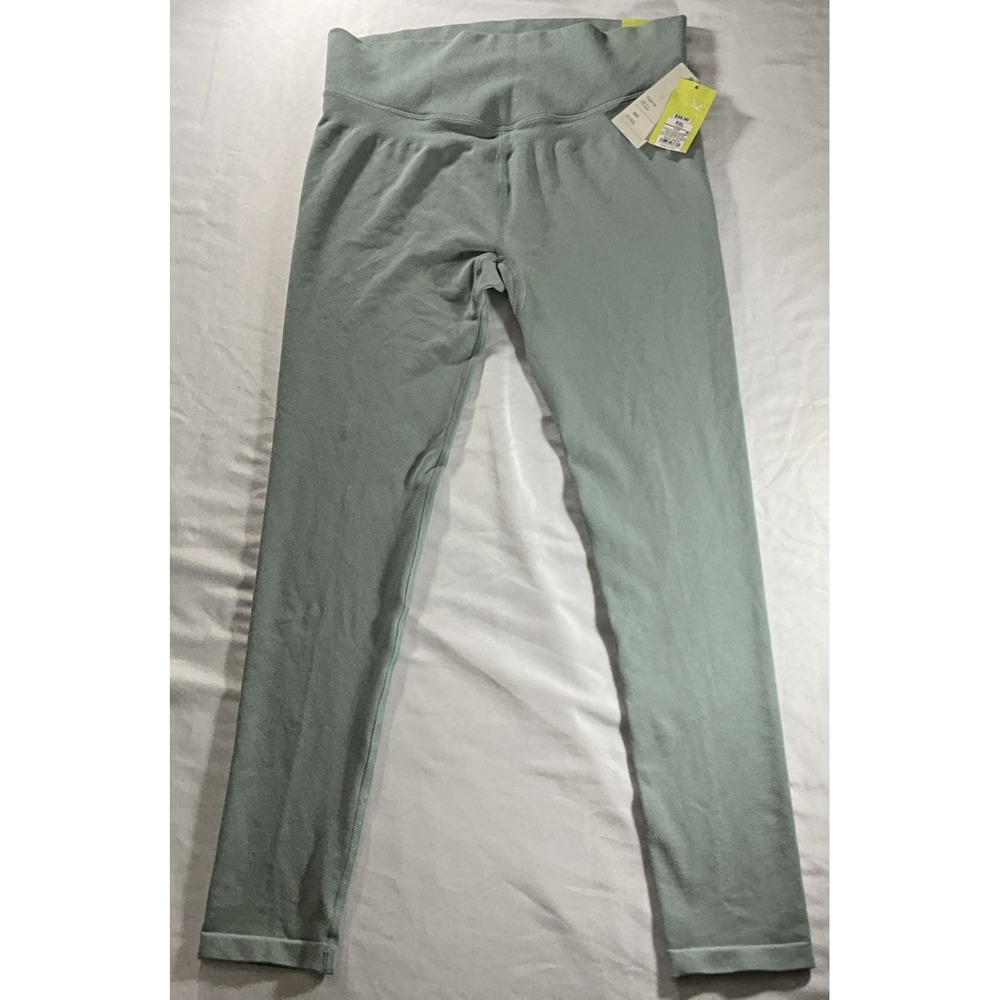 All In Motion High Rise Soft Full Length Leggings Green/Teal XXL Reg. $35